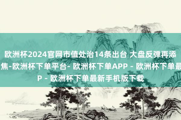 欧洲杯2024官网市值处治14条出台 大盘反弹再添动能？|市集聚焦-欧洲杯下单平台- 欧洲杯下单APP - 欧洲杯下单最新手机版下载