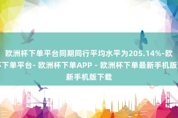 欧洲杯下单平台同期同行平均水平为205.14%-欧洲杯下单平台- 欧洲杯下单APP - 欧洲杯下单最新手机版下载