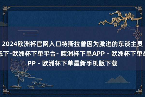 2024欧洲杯官网入口特斯拉曾因为激进的东谈主员膨胀导致恶果低下-欧洲杯下单平台- 欧洲杯下单APP - 欧洲杯下单最新手机版下载